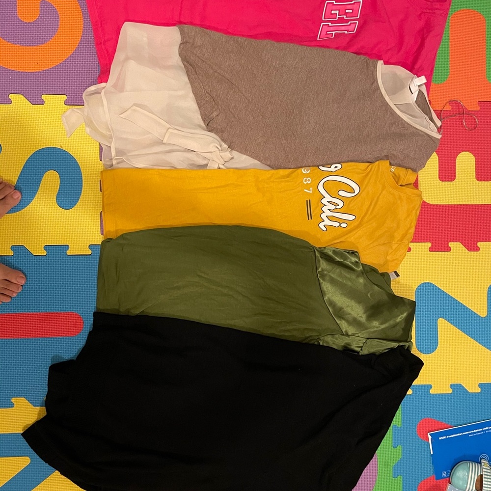 5 pieces women XXL clothing